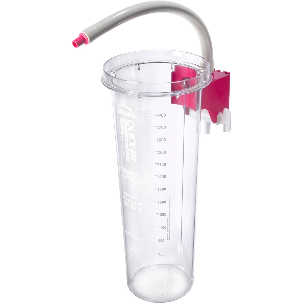 Quick-Fit™ Suction Canister for use with Quick-Fit™ Liner Systems, 3000 mL, 1/EA