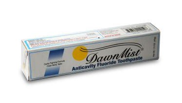 DawnMist® Toothpaste, Mint Flavor, 1.5-ounce Tube, 144/CS