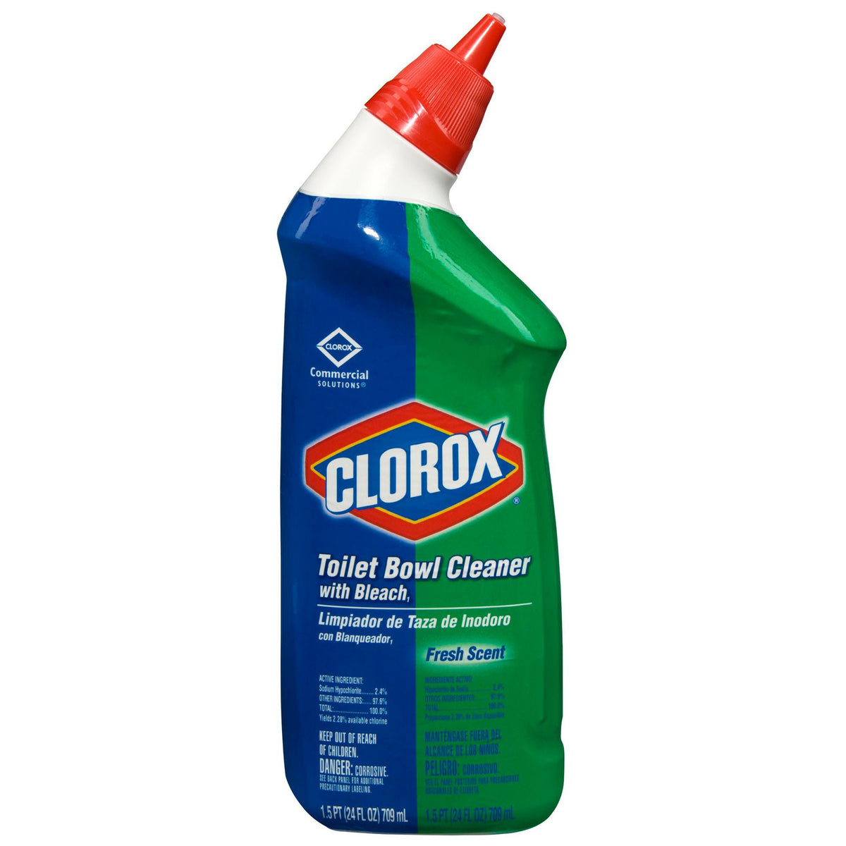 Clorox® Toilet Bowl Cleaner, Fresh Scent, 24 Oz., 12/Cs