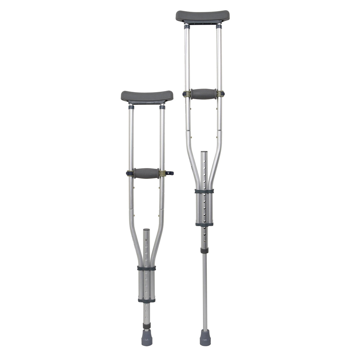 McKesson Underarm Crutches, 4'6" – 6'6", 8/CS