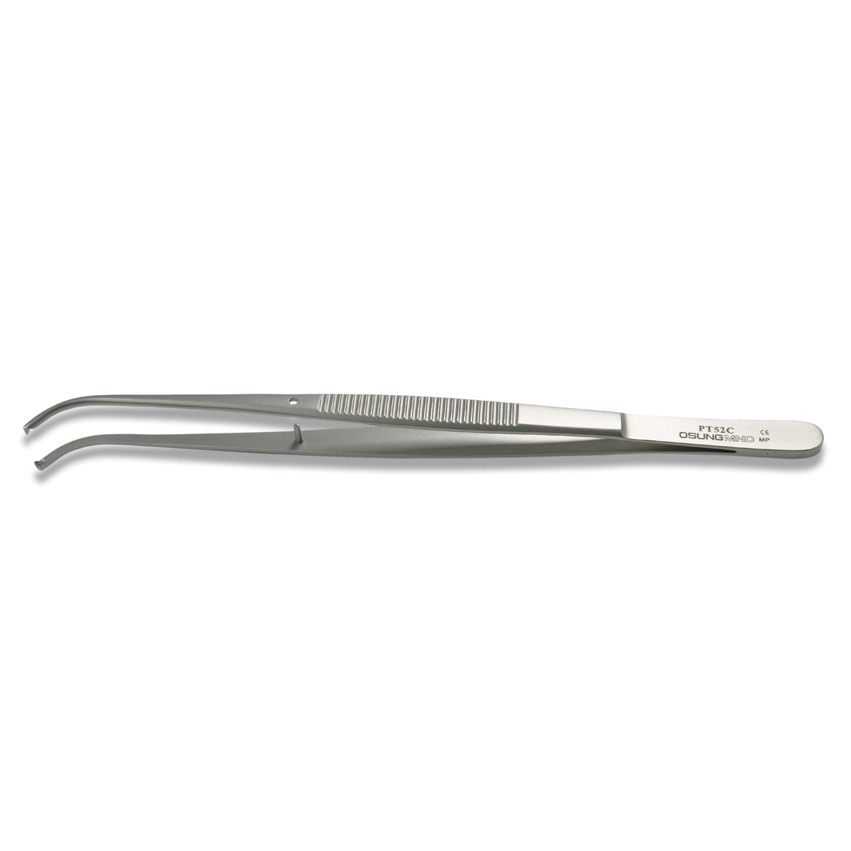 Semkin Tissue Plier 150mm Curved 1 x 2 Teeth, PT52C - Osung USA