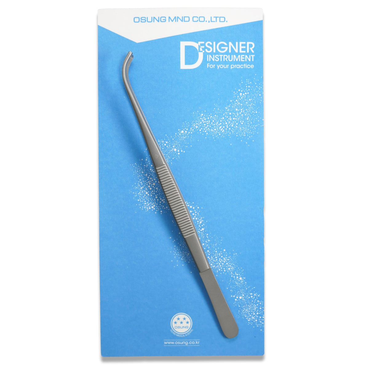 Semkin Tissue Plier 150mm Curved 1 x 2 Teeth, PT52C - Osung USA