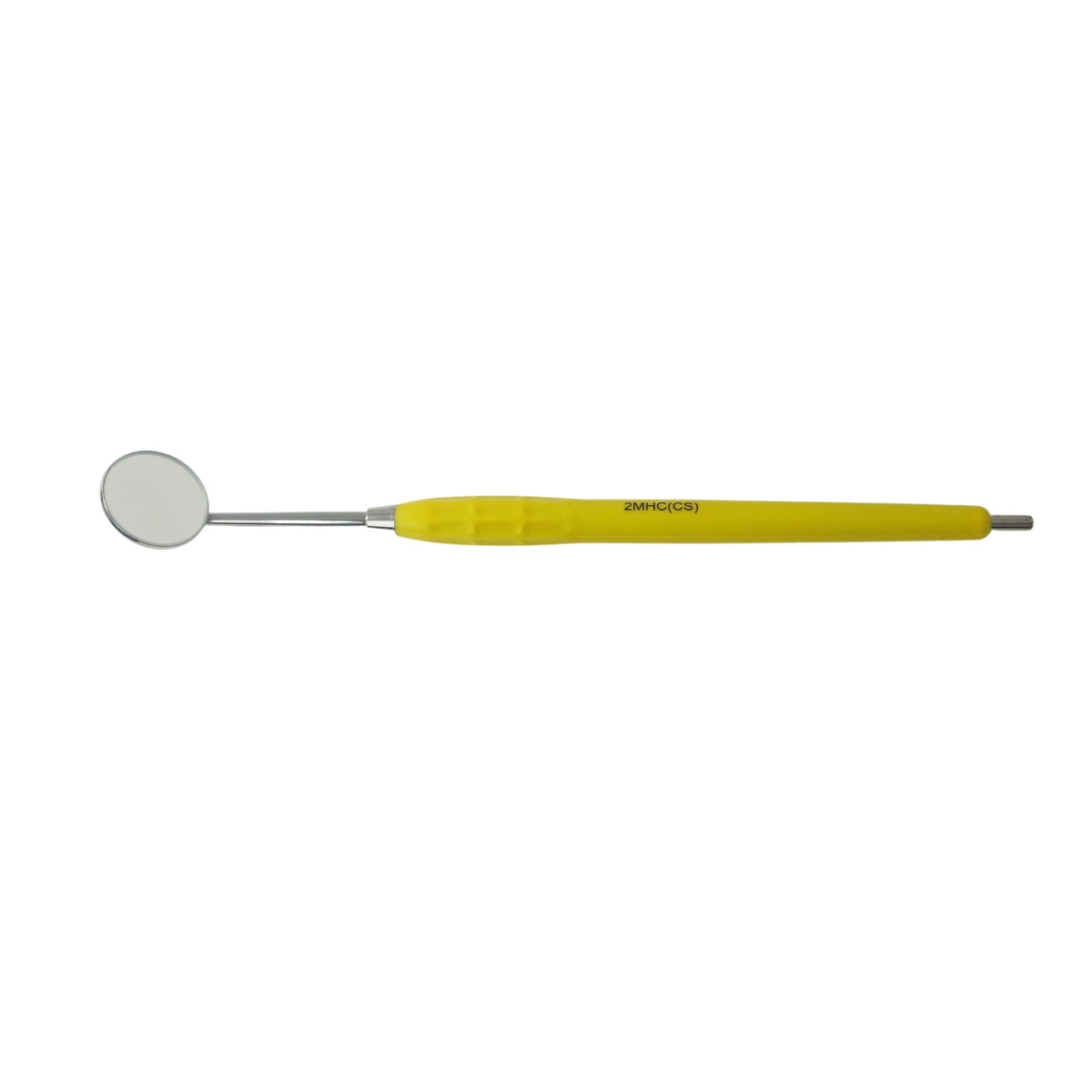 Mouth Mirror, Autoclavable Handle, Cone Socket, Yellow, 2MHC3 - Osung USA