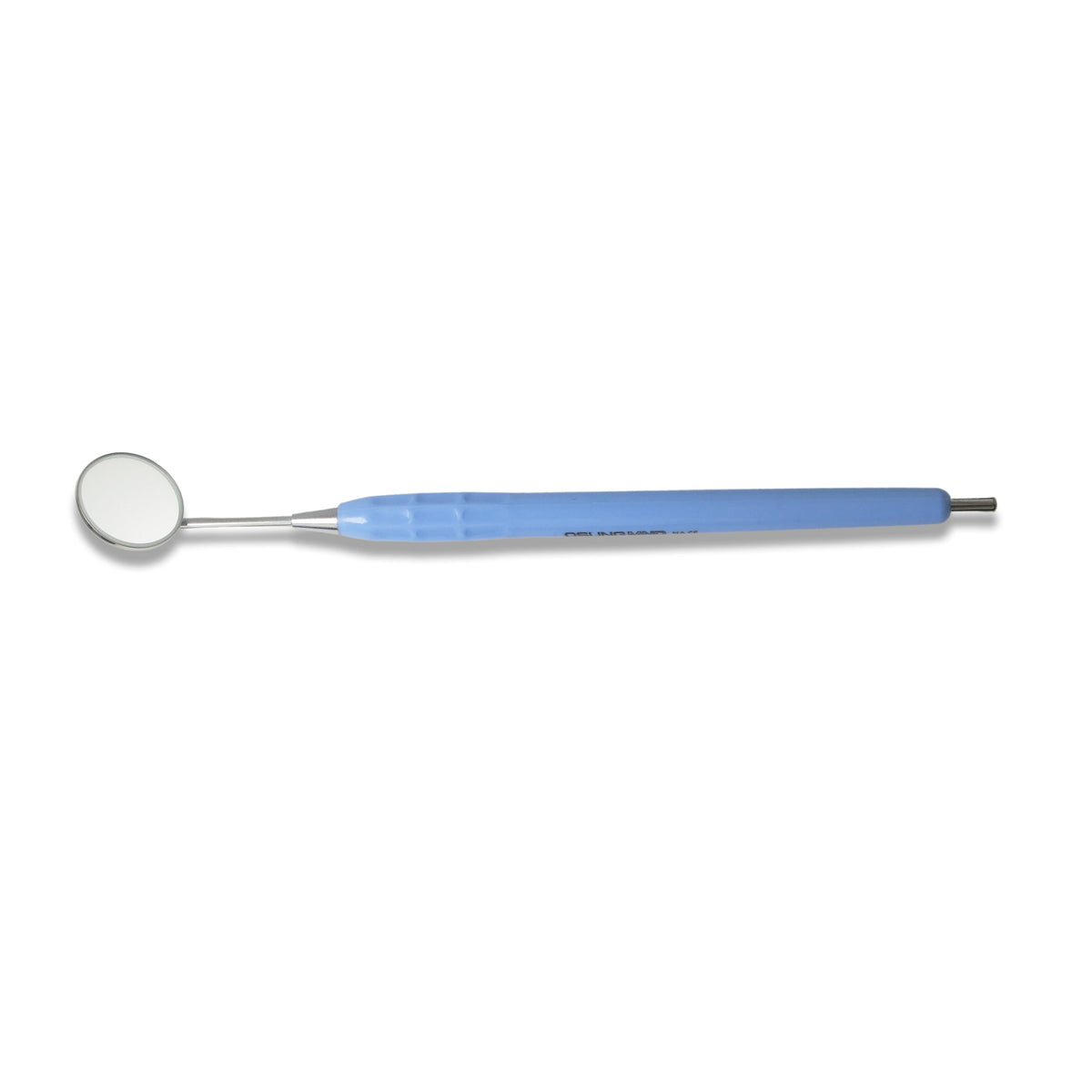 Mouth Mirror, Autoclavable Handle, Simple Stem, Blue, 2MHS1 - Osung USA