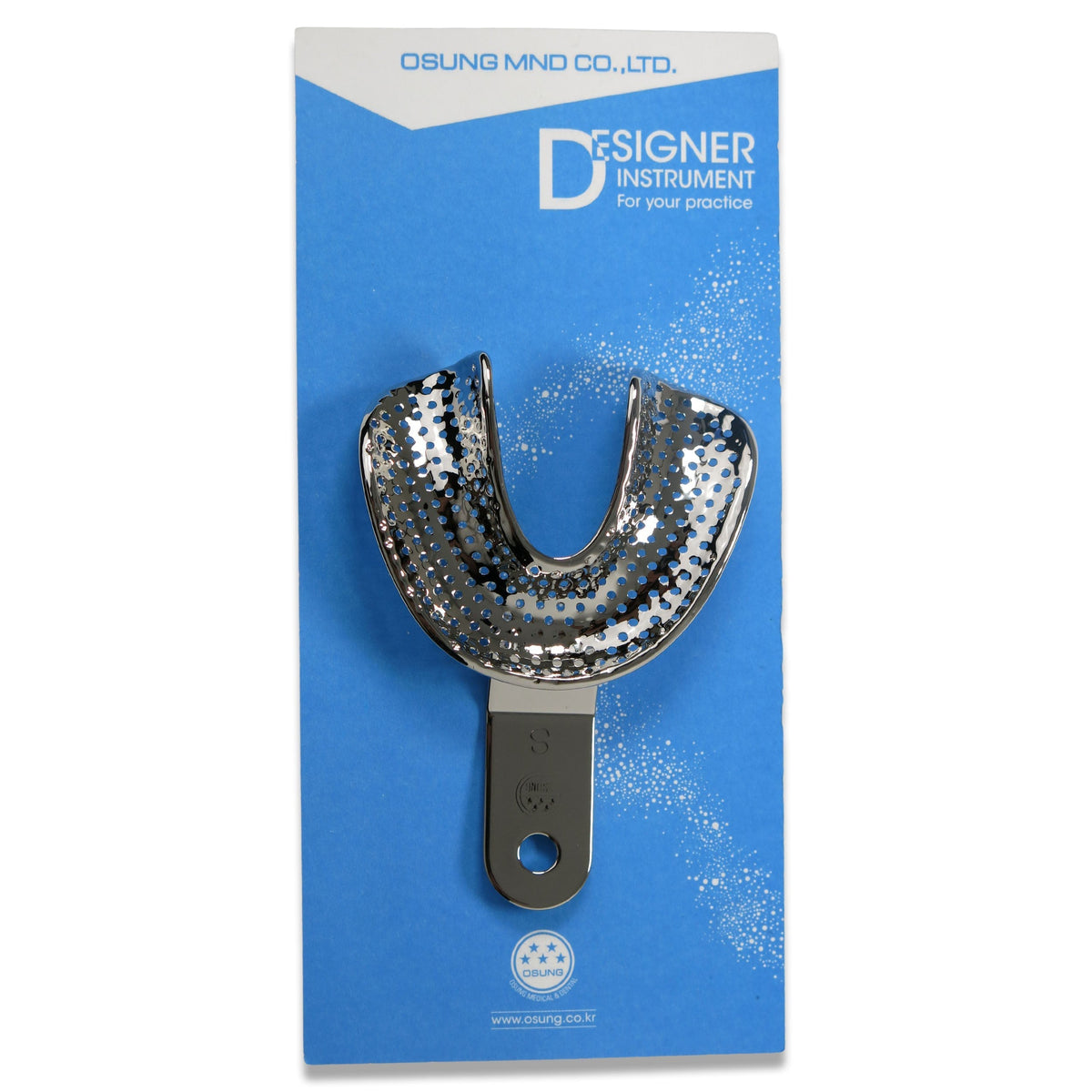 Dental Impression Tray, Edentulous, Ni-Brass, TBESL - Osung USA