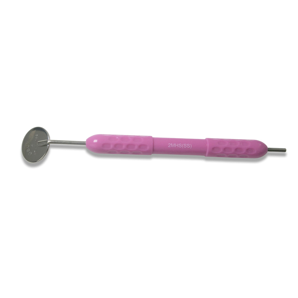Mouth Mirror, Autoclavable Handle, Simple Stem, Purple, 2MHS2 - Osung USA
