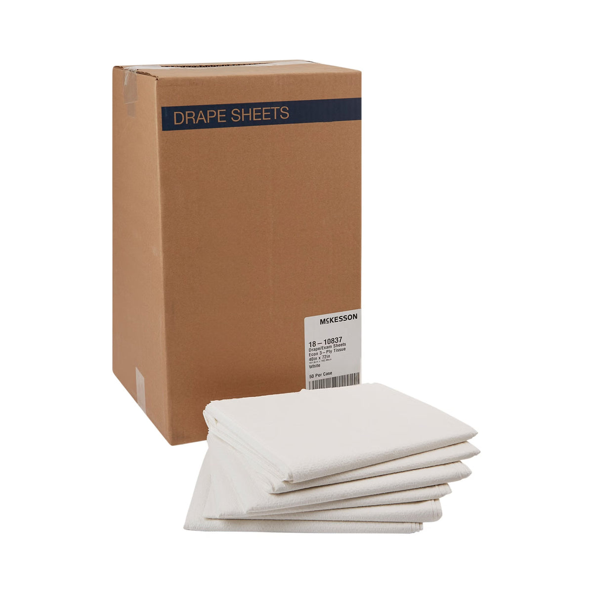 Mckesson Sterile Physical Exam Drape, 40 X 72 Inch, 50/Cs