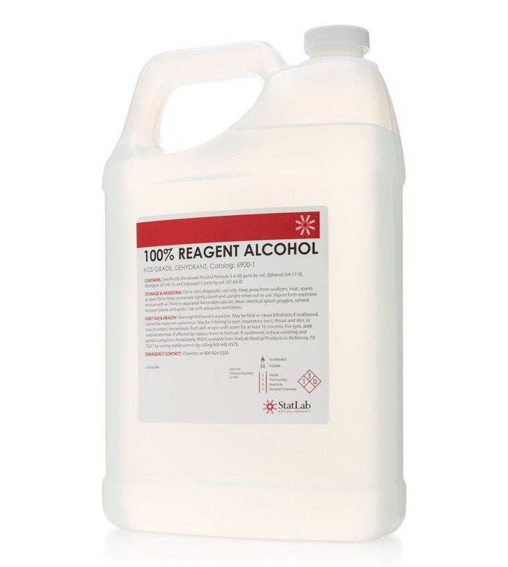 Reagent, Alcohol 100% 1Gl (4/Cs), 4/Cs