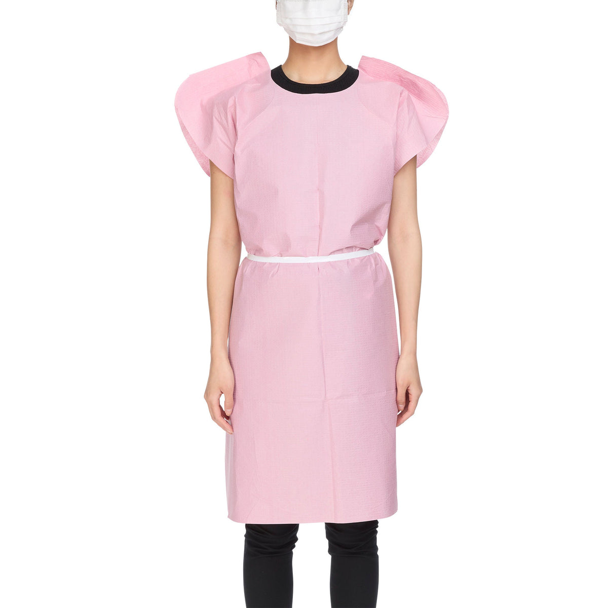 McKesson Exam Gown, Large, Mauve, 50/CS