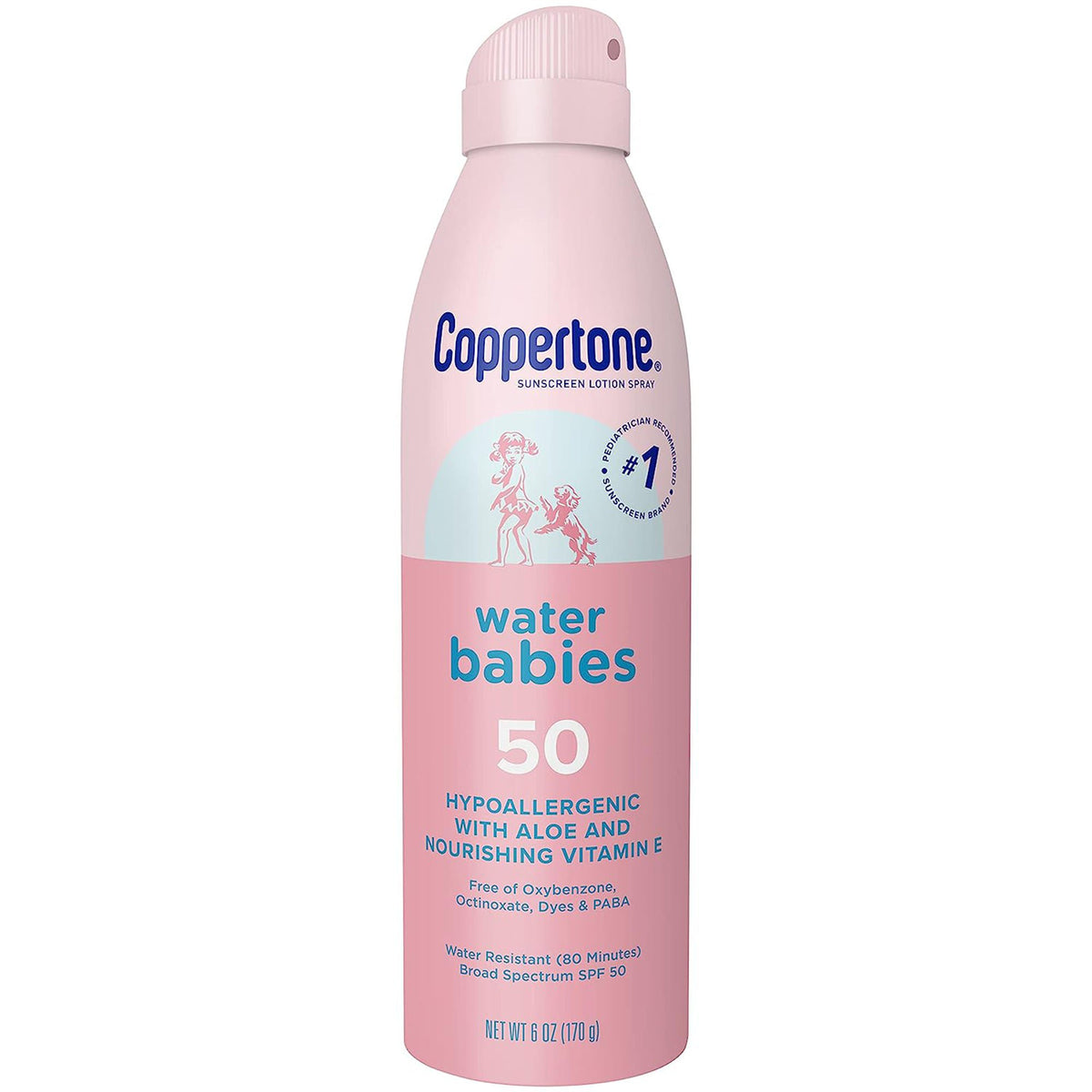 Coppertone® Water Babies Sunscreen Spray, Spf 50, 1/Ea