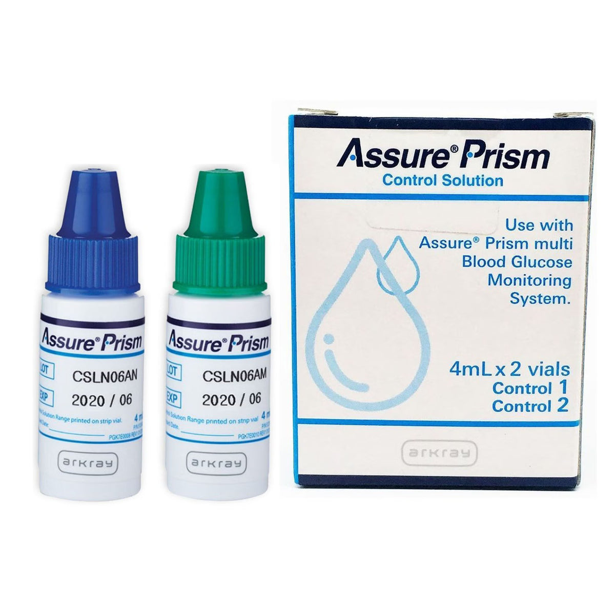 Assure® Prism Control Blood Glucose Test, 2 Levels, 1/Bx