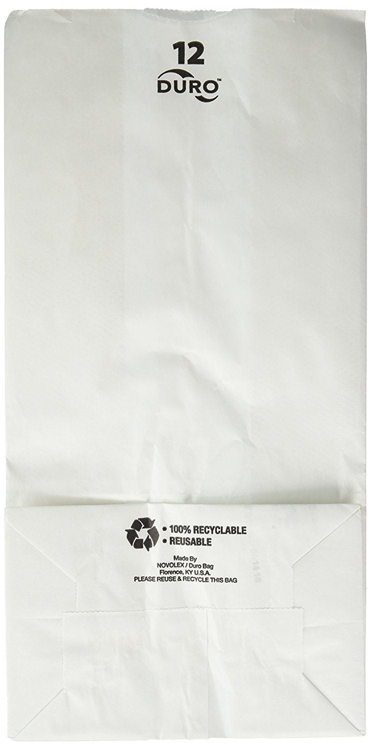 Bag, Grocery Wht 12# (500/Cs)Salfld, 500/Cs
