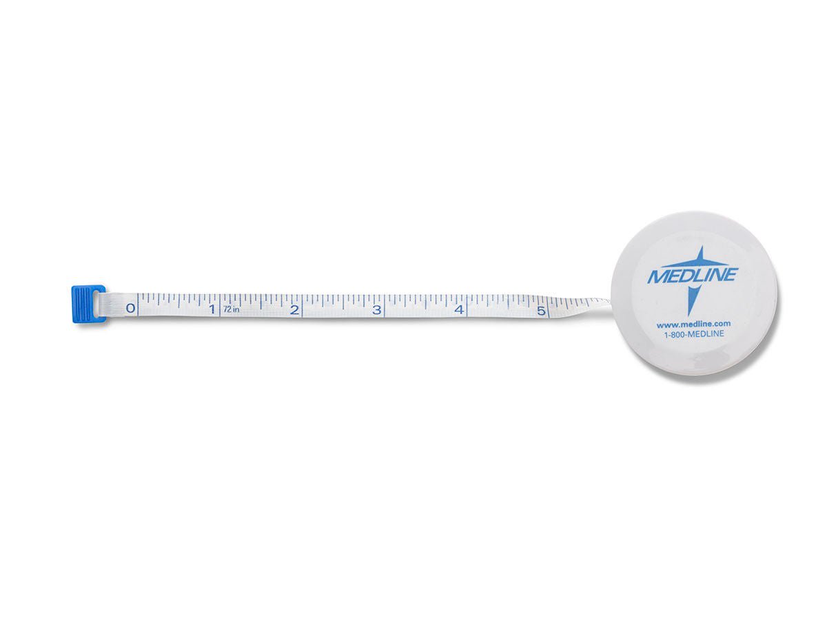 Tape Measure, Cloth Plas Cs Retr 72" (6/Bx) Medlne, 6/Bx