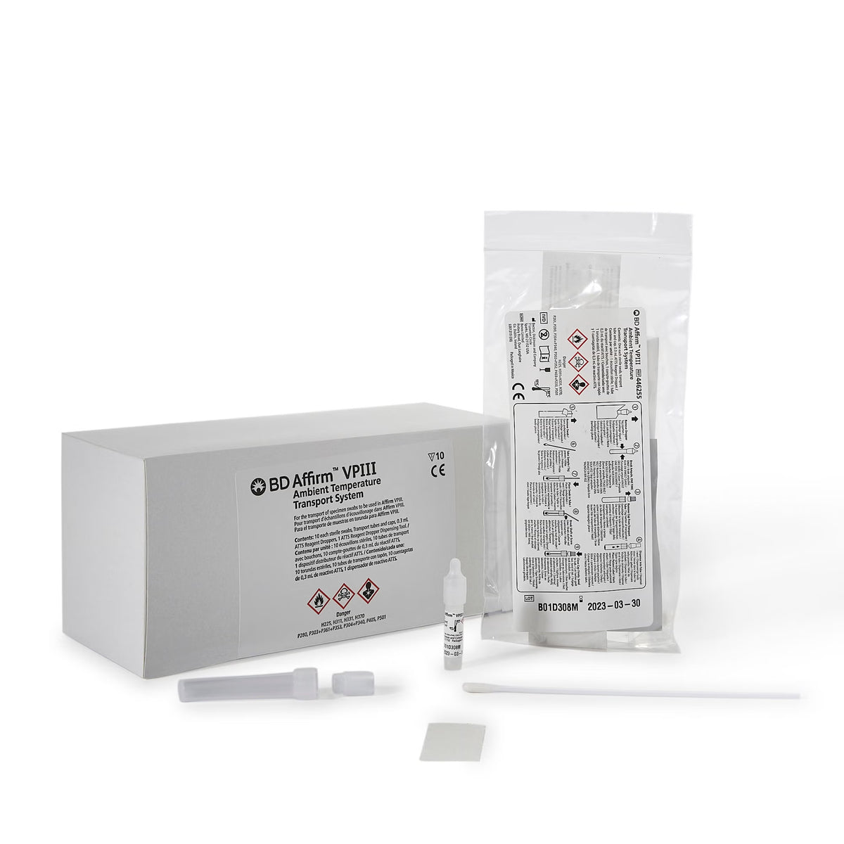 BD Affirm™ VPIII Ambient Temperature Transport System, 100/CS