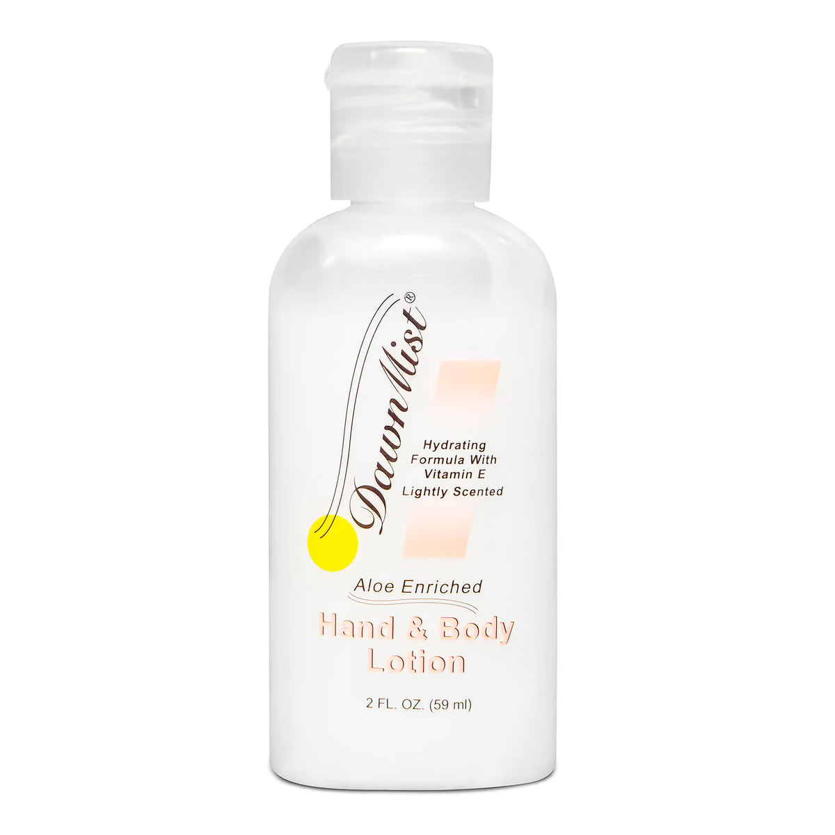 Dawnmist® Hand And Body Moisturizer, 2-Ounce Bottle, Coconut Scent, 144/Cs