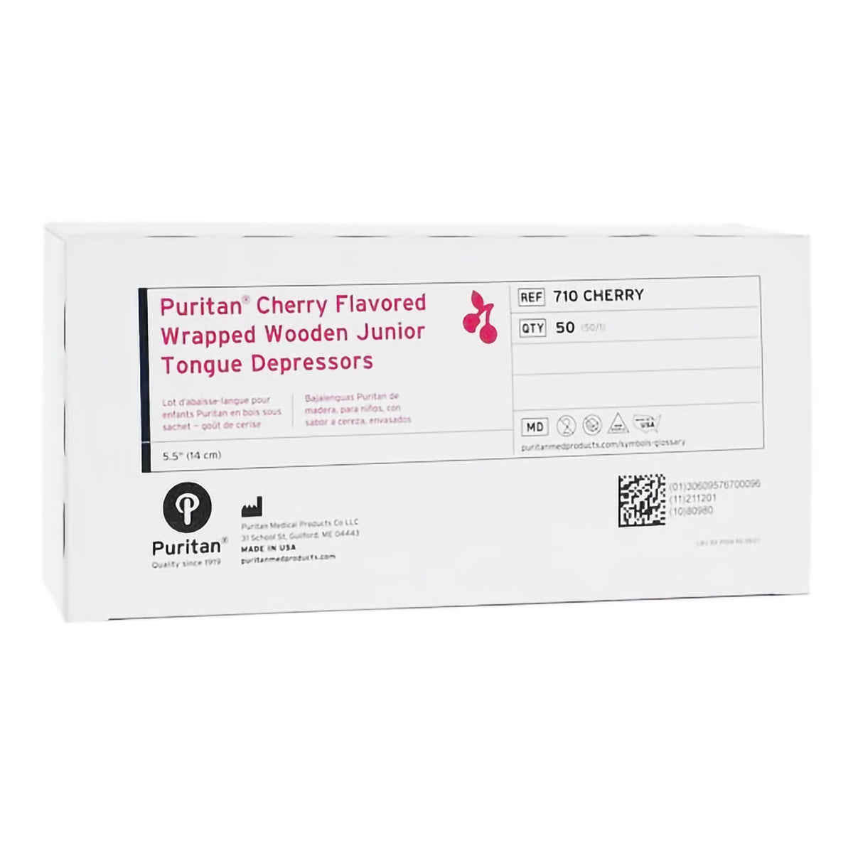 Puritan® Cherry Flavor Tongue Depressor, 1000/CS