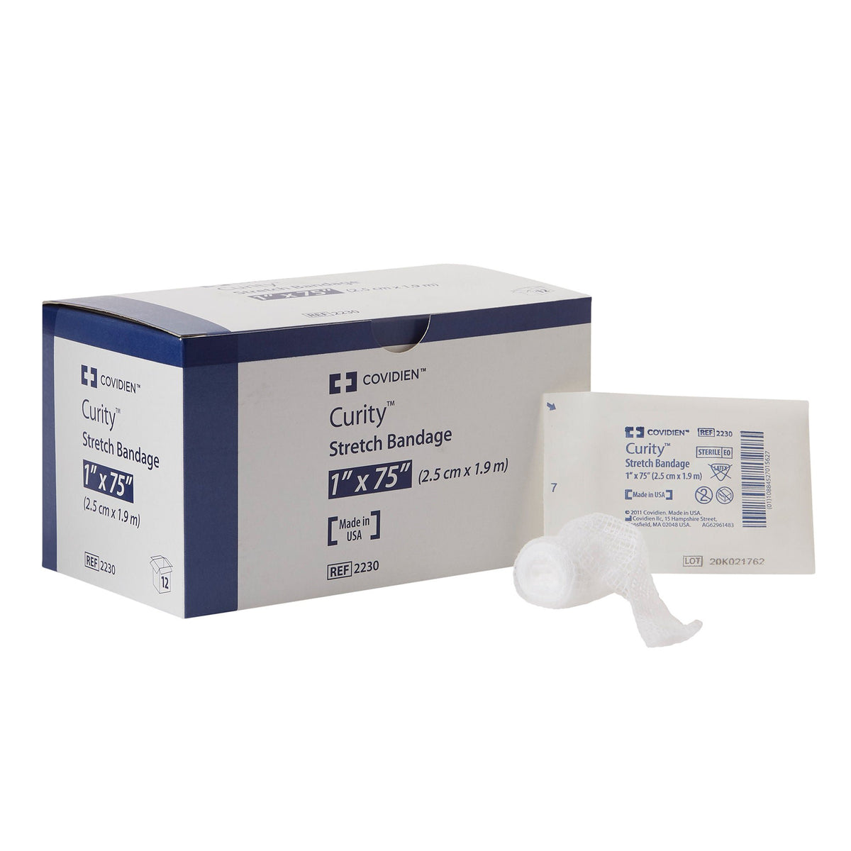 Curity™ Sterile Conforming Bandage, 1 X 75 Inch, One-Ply, 96/Cs