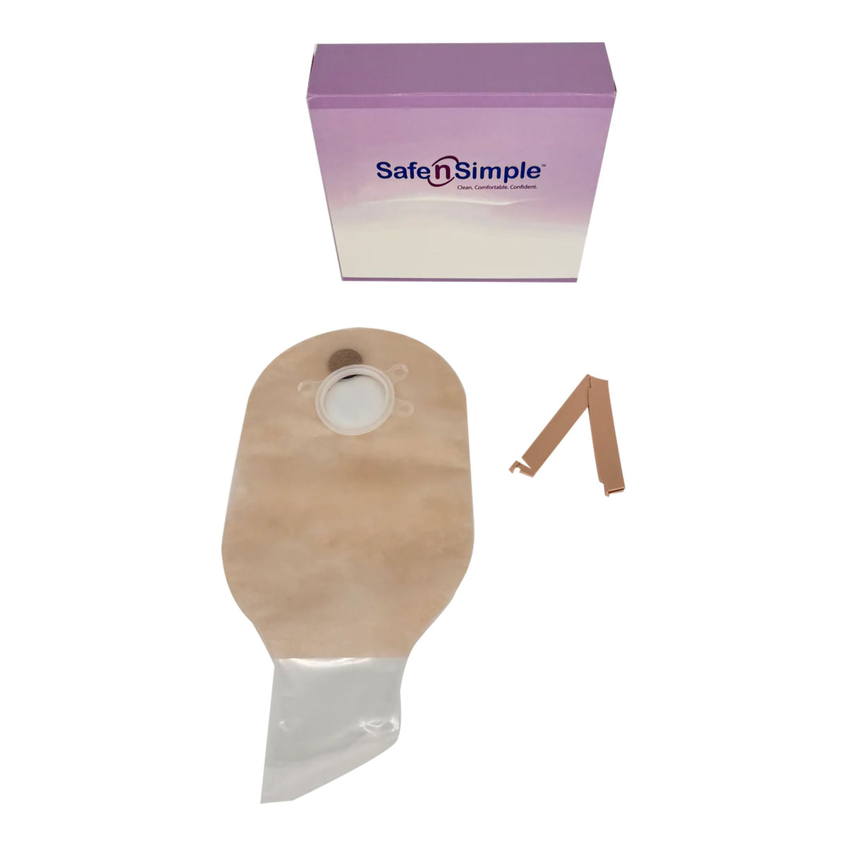 Pouch, Ost W/Fltr Flng Belt Tab Trnsprnt 45Mm (10/Bx 8Bx/Cs), 80/Cs