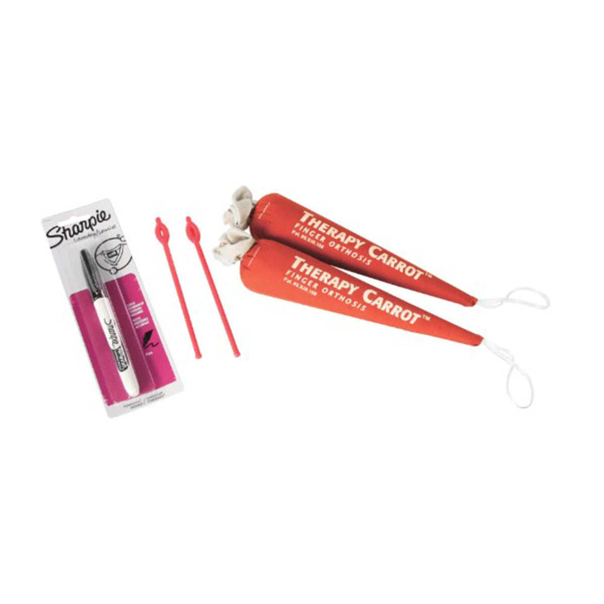 Alimed® Original Therapy Carrot™ Finger Contracture Orthosis Kit, Small, 1/Ea