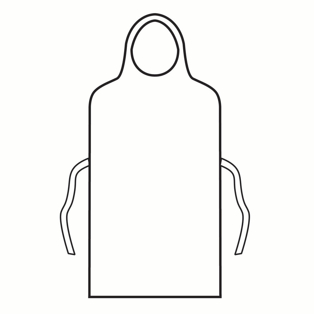 Halyard General Purpose Apron, 100/Bx
