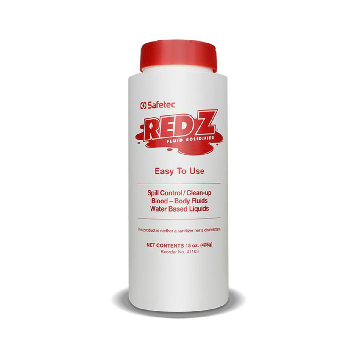 Red Z™ Spill Control Solidifier, 15-Ounce Shaker Top Bottle, 1/Ea