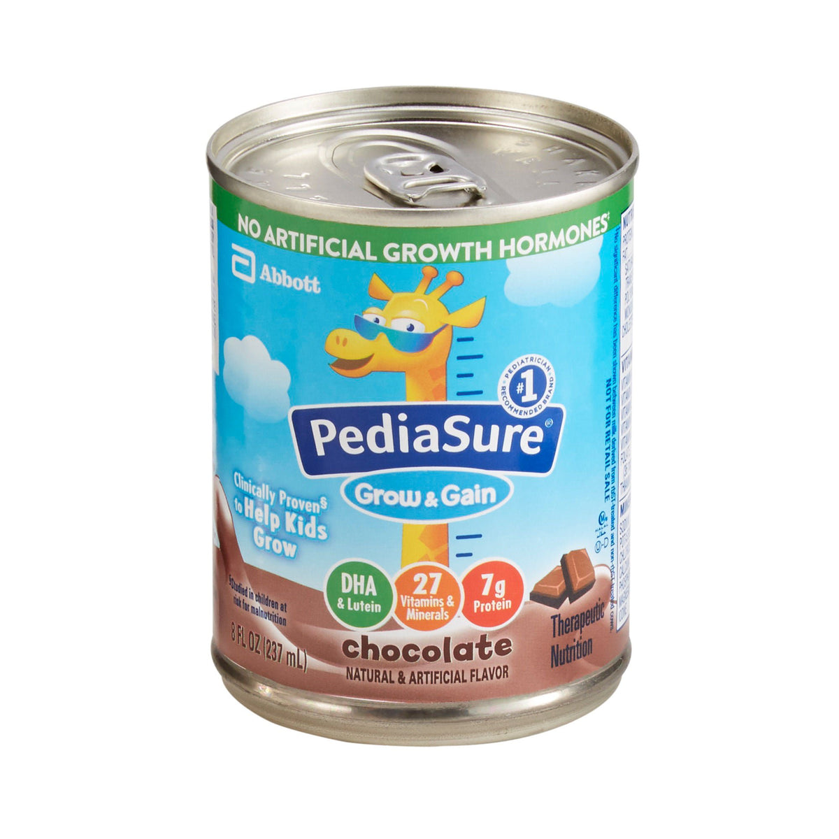 Pediasure® Grow & Gain Therapeutic Nutrition, Chocolate, 8-Ounce Can, 24/Cs