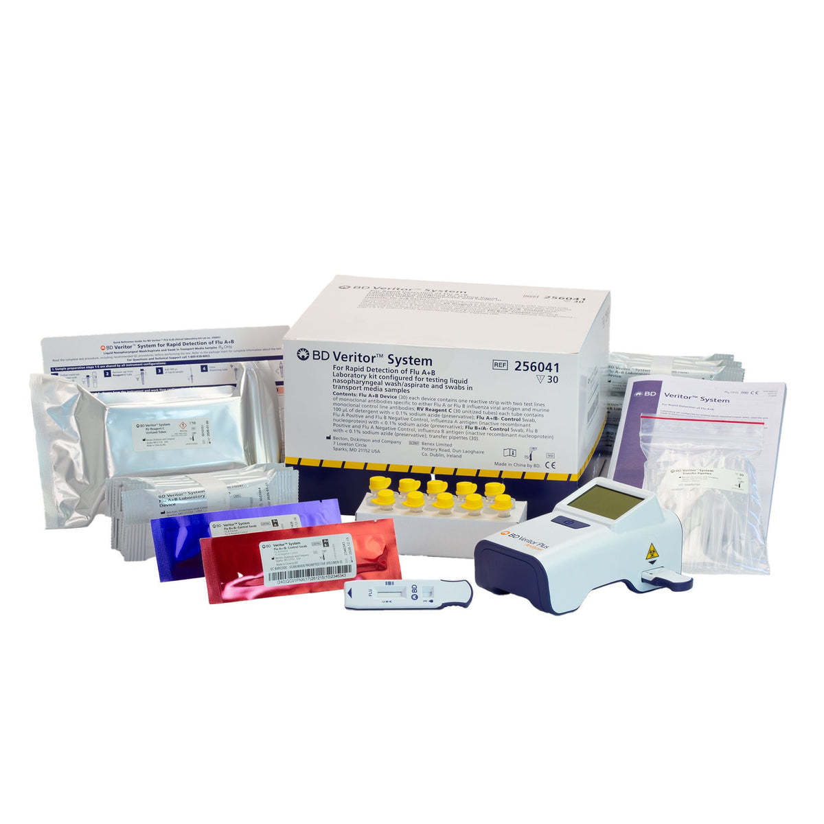 Bd Veritor™ System Influenza A + B Respiratory Test Kit, 1/Kt