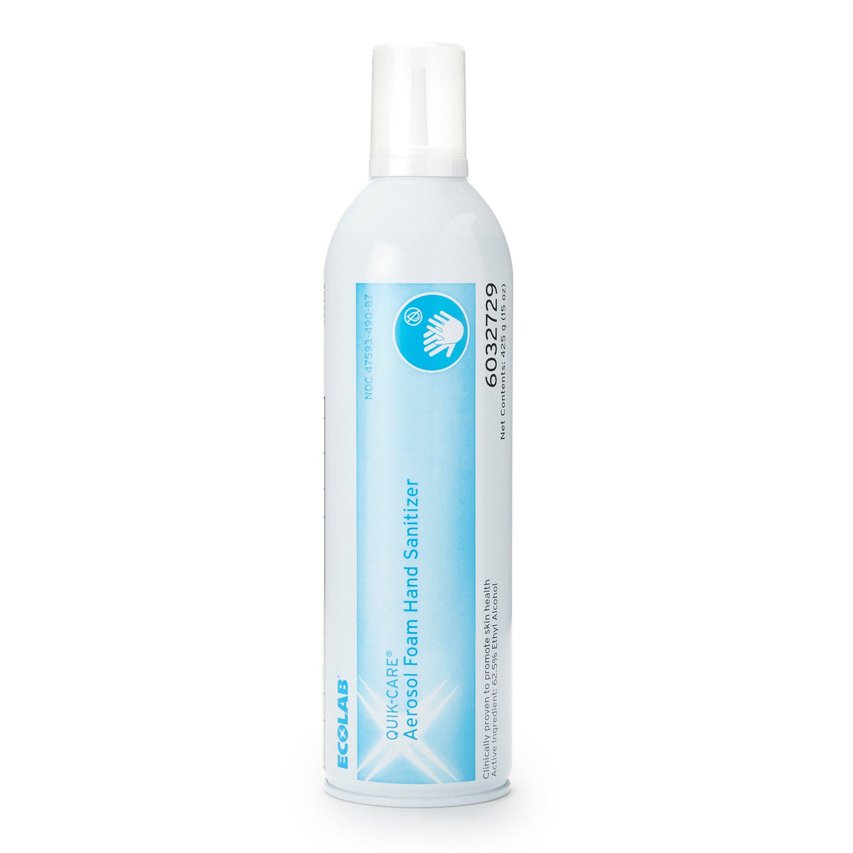Quik-Care™ Foam Hand Sanitizer, 15 Oz. Aerosol Can, 1/Ea