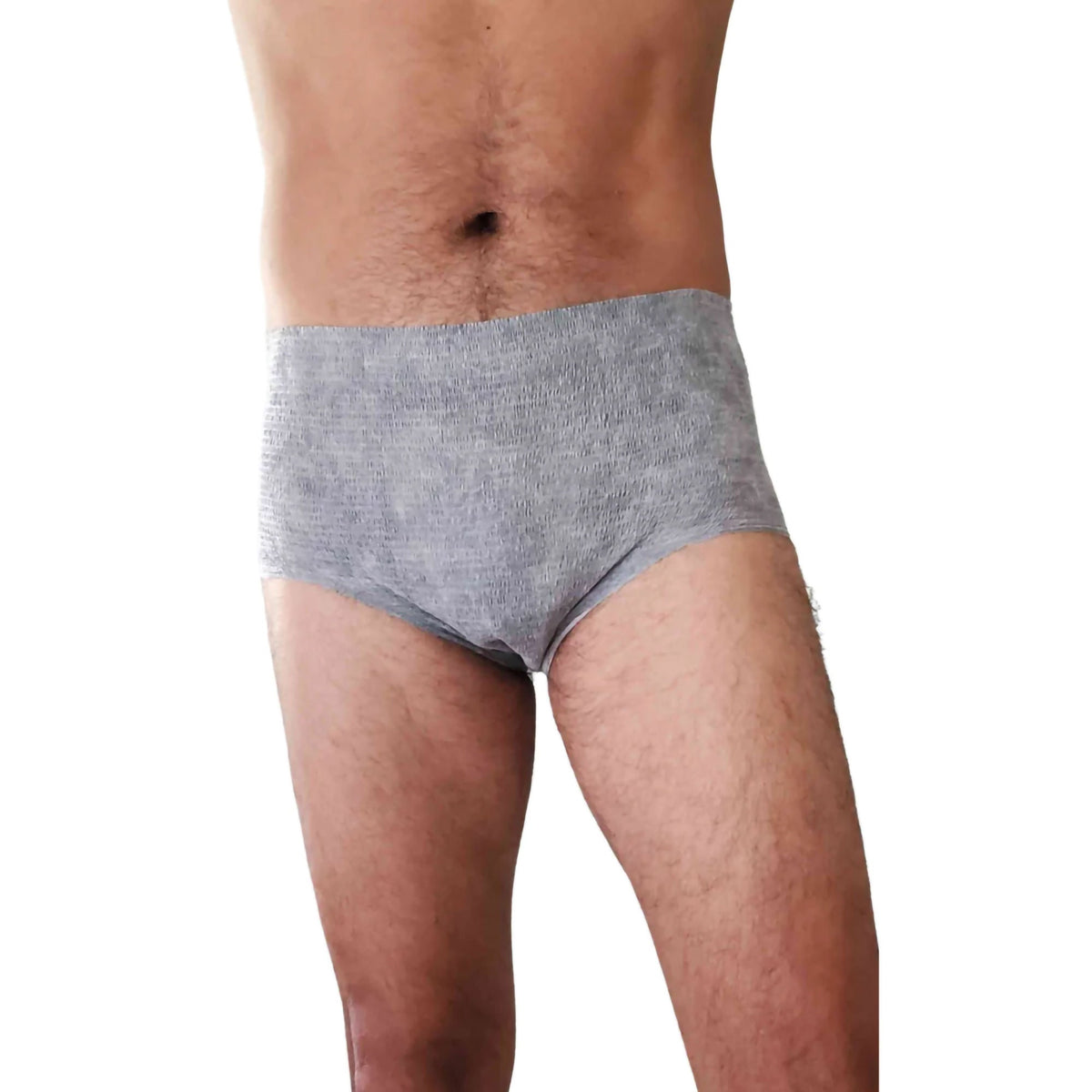 Nexwear Men'S Pull-On Absorbent Underwear, Extra Large, Gray, 60/Cs