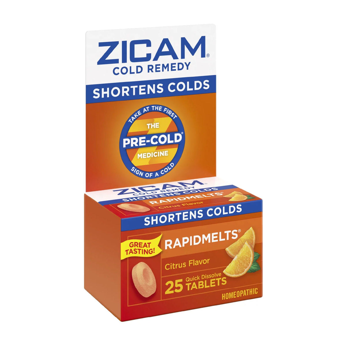 Zicam Cold Remedy Rapidmelts Tablets Citrus, 1/Bt
