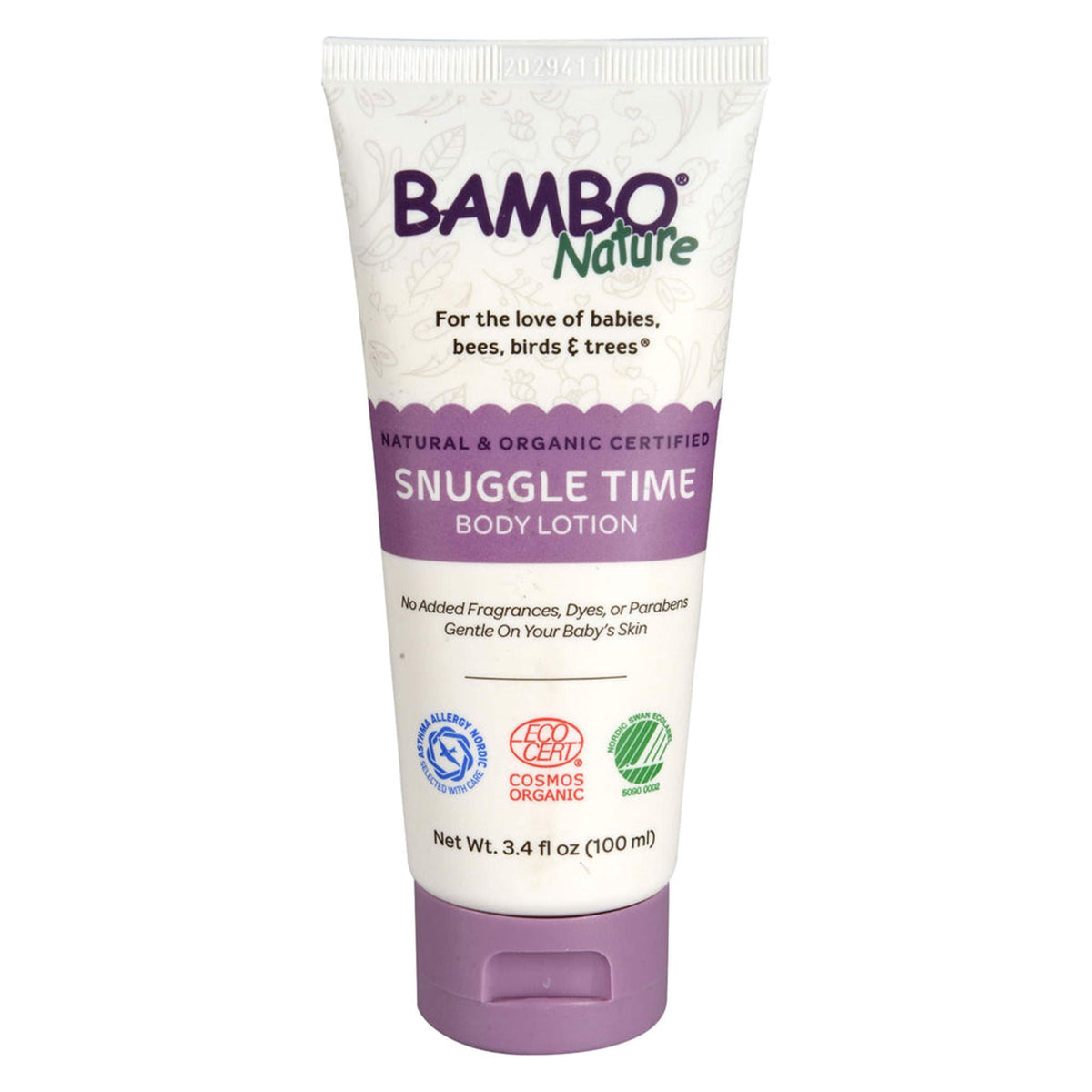 Bambo® Nature Snuggle Time Body Lotion, 100 mL tube, 48/CS