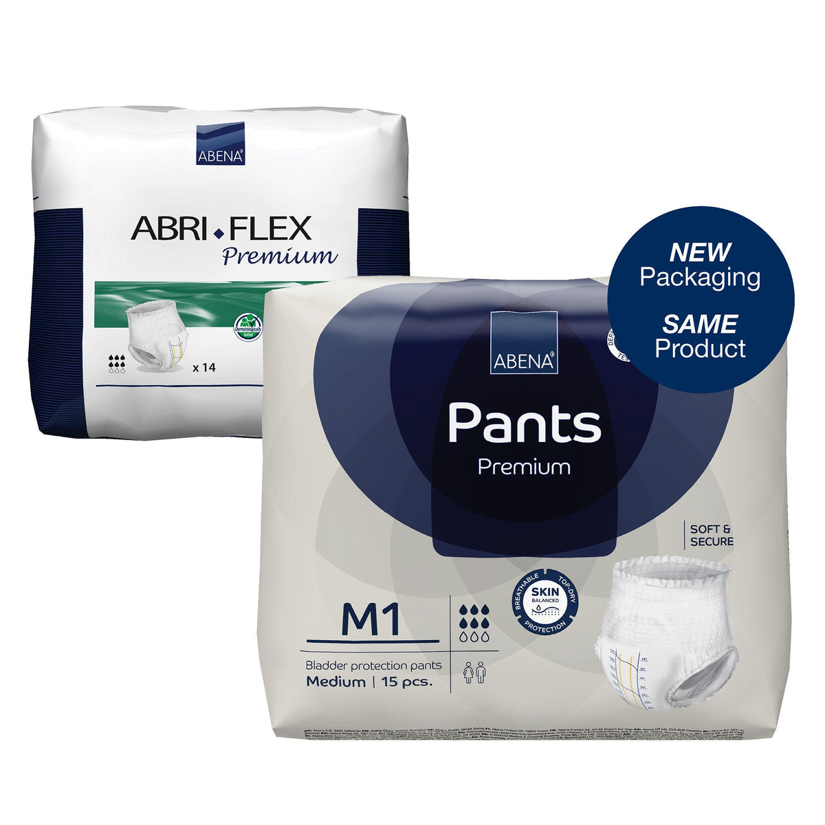 Abri-Flex™ Premium M1 Absorbent Underwear, Medium, 84/Cs