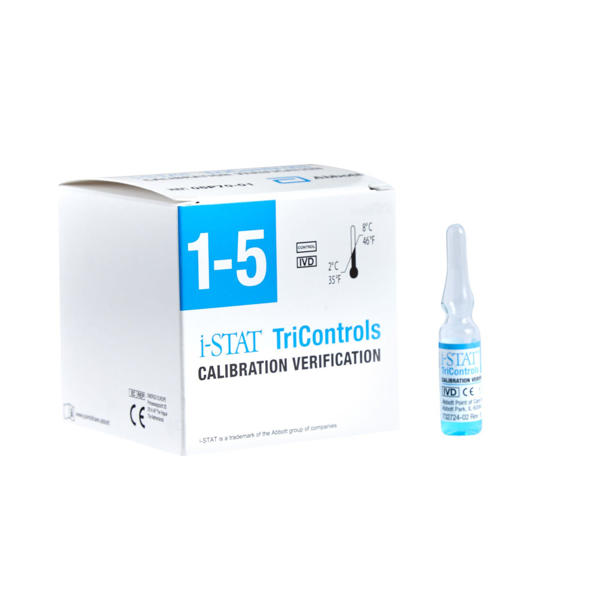 Istat® Tricontrols Calibration Verification Set, 1/Ea