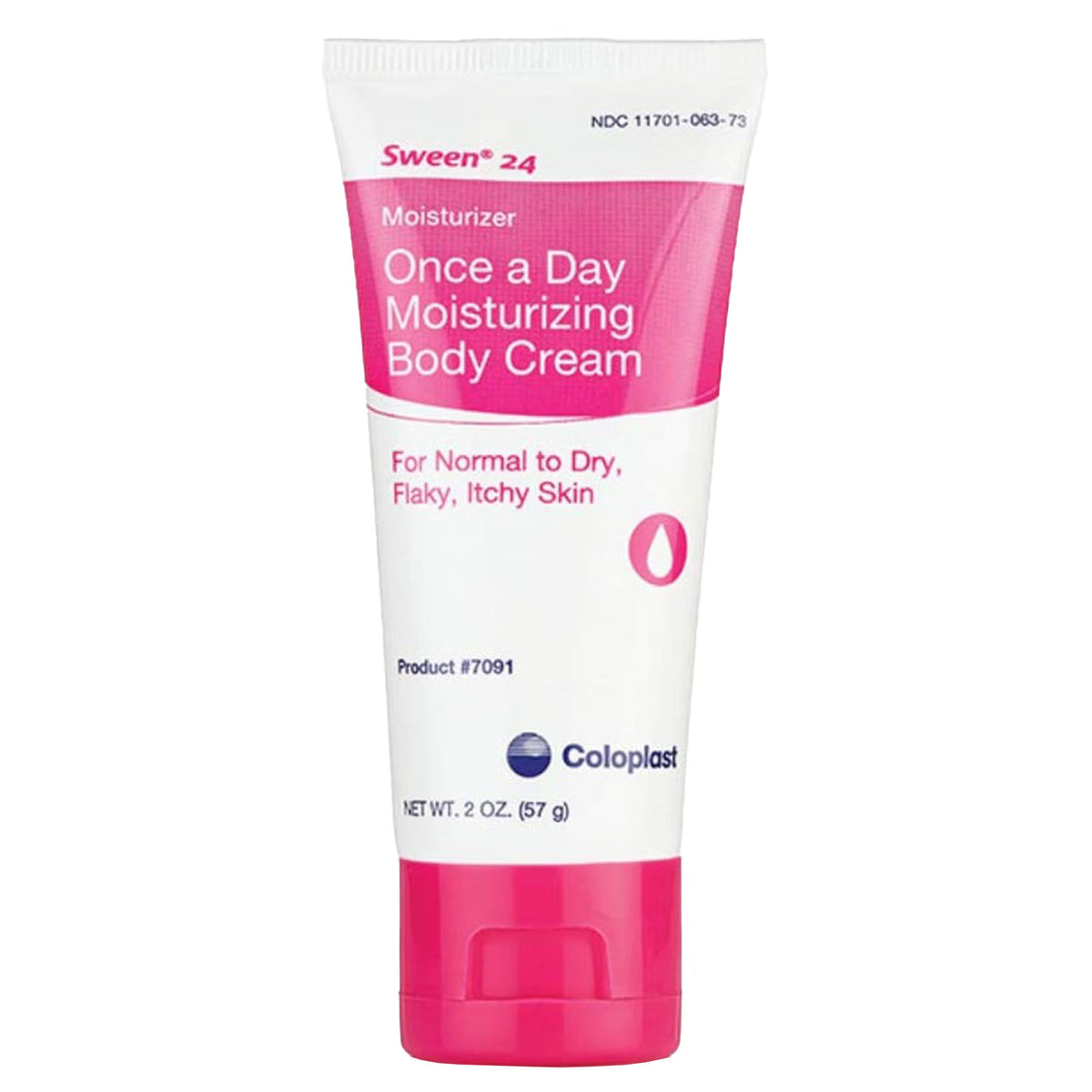Sween® 24 Once a Day Moisturizing Body Cream for Flaky, Itchy Skin, 2-ounce tube, 12/CS