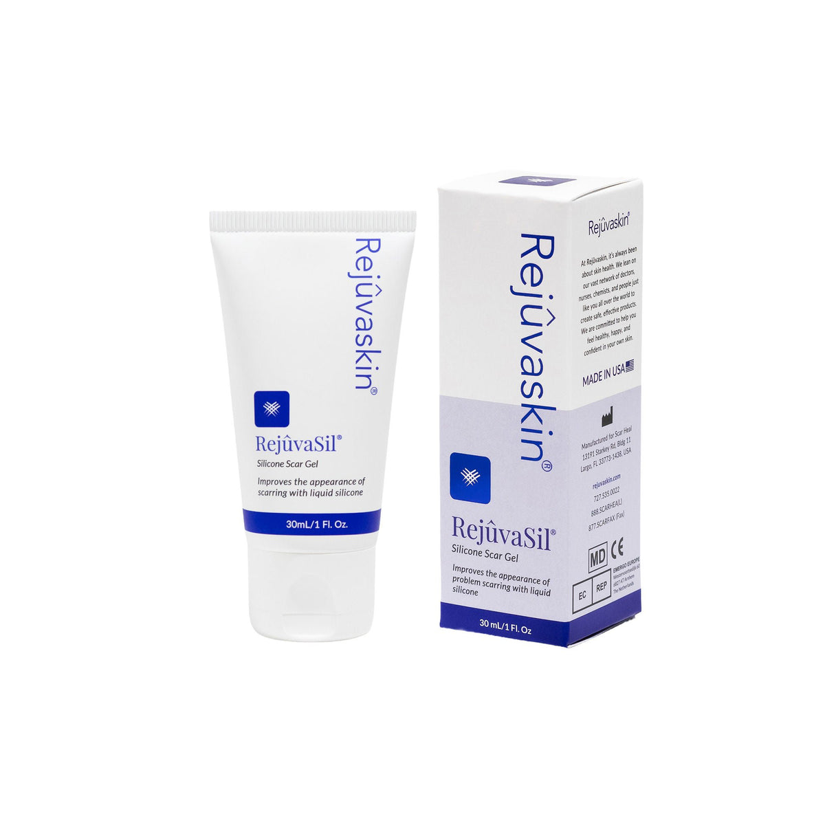 RejuvaSil® Silicone Scar Treatment, 1-ounce tube, 1/EA