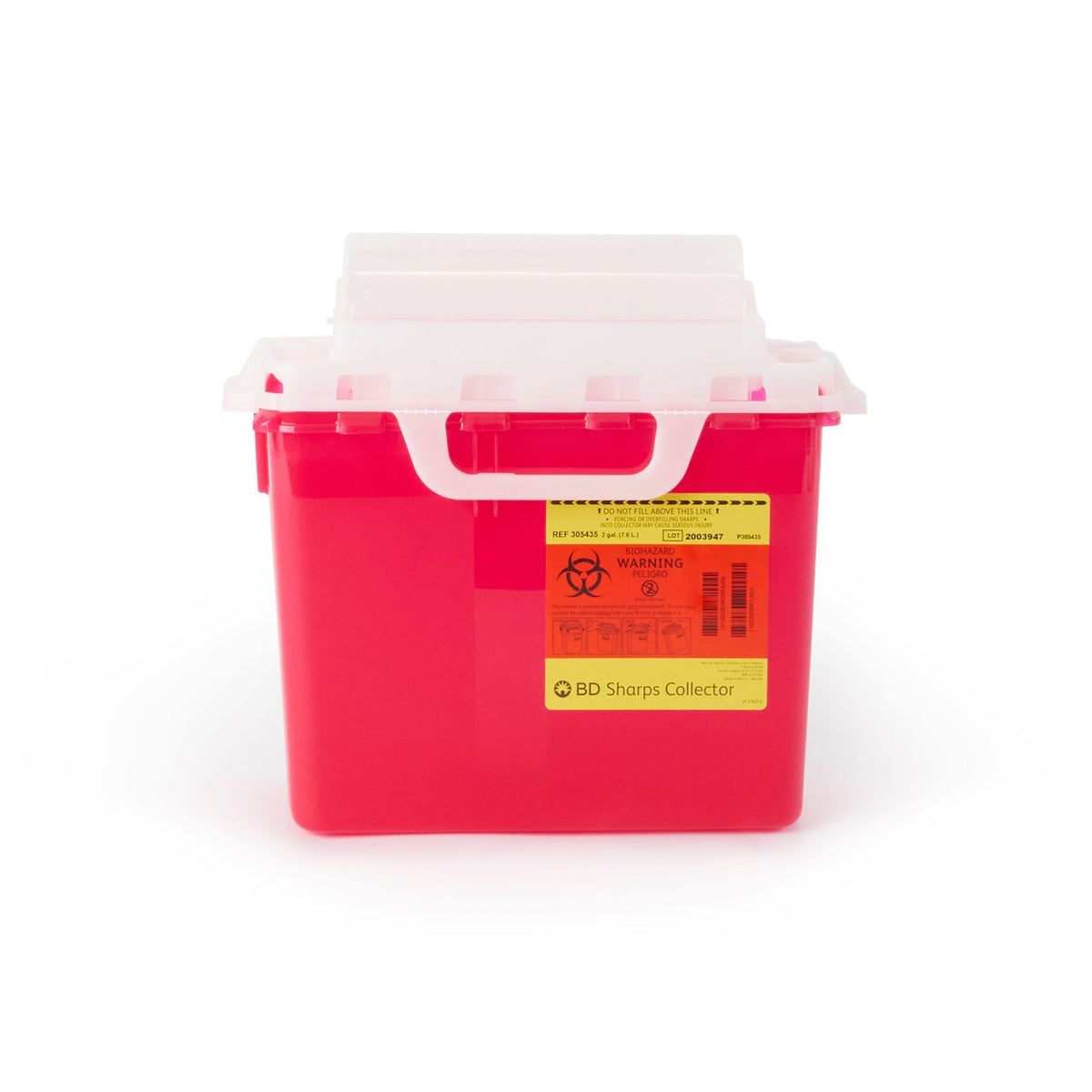 BD Multi-purpose Sharps Container, 12-1/2 x 10-7/10 x 6 Inch, 10/CS
