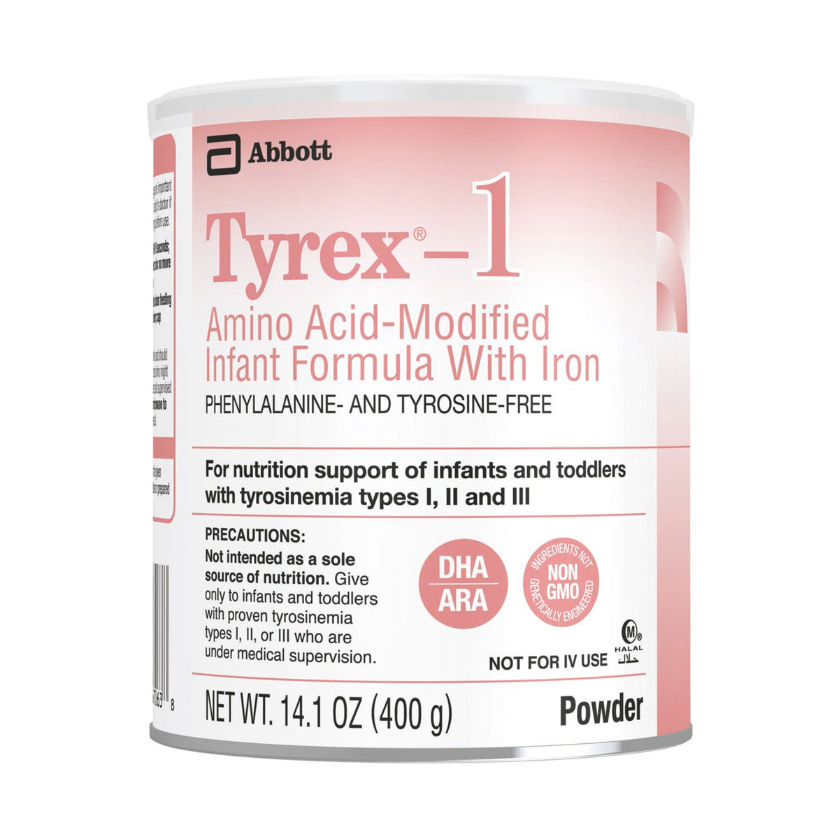 Tyrex®-1 Amino Acid–Modified Infant Formula With Iron, 1/Ea