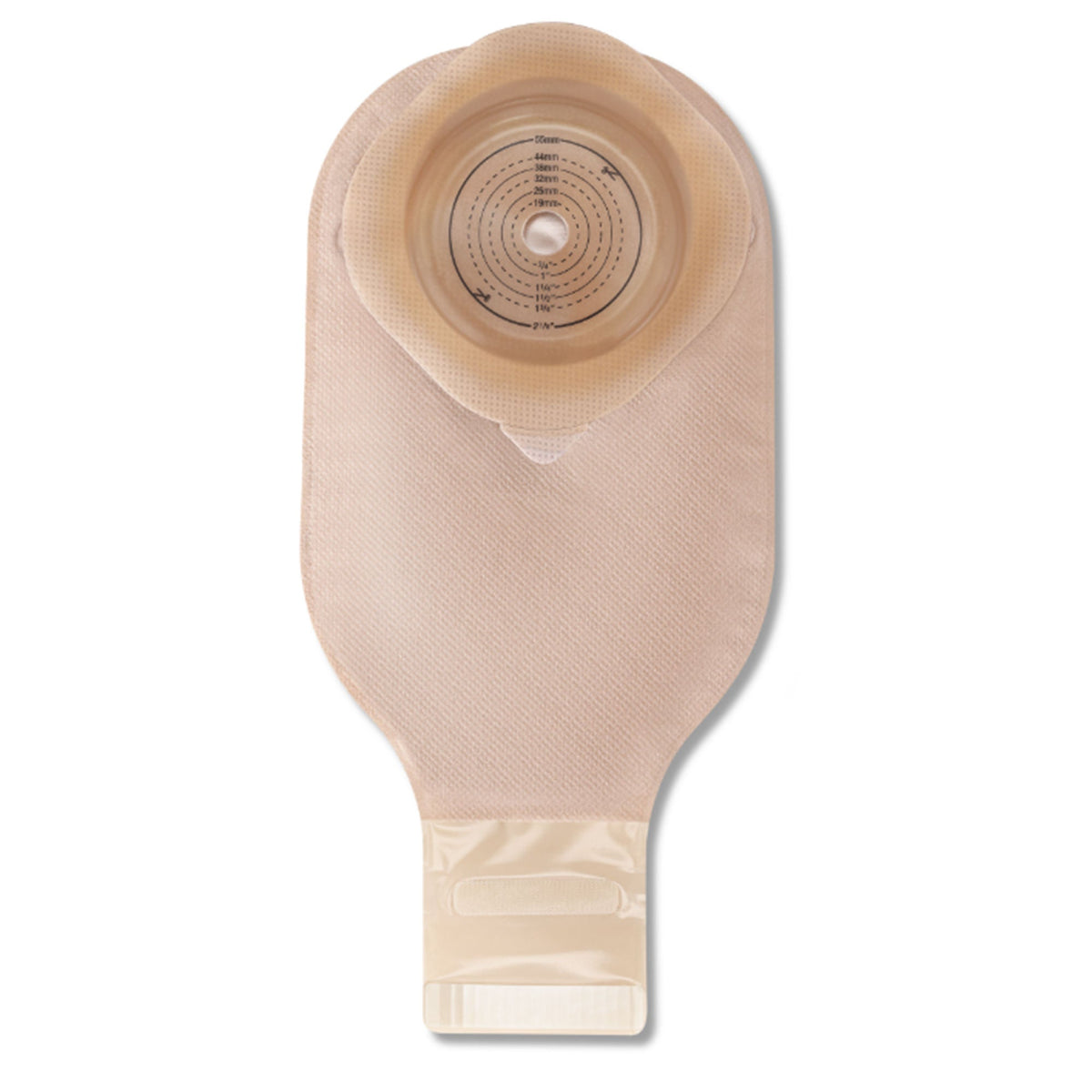 CeraPlus™ One-Piece Clear Soft Convex Ostomy Pouch, Cut to Fit Stomas up to 55mm, 5/BX