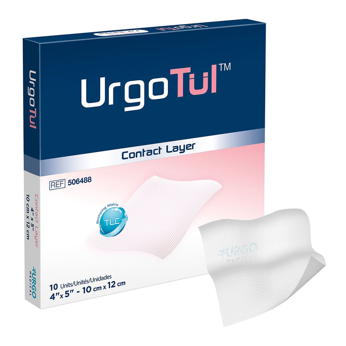 Urgotul™ Impregnated Contact Layer Dressing, 4 X 5 Inch, 10/Bx