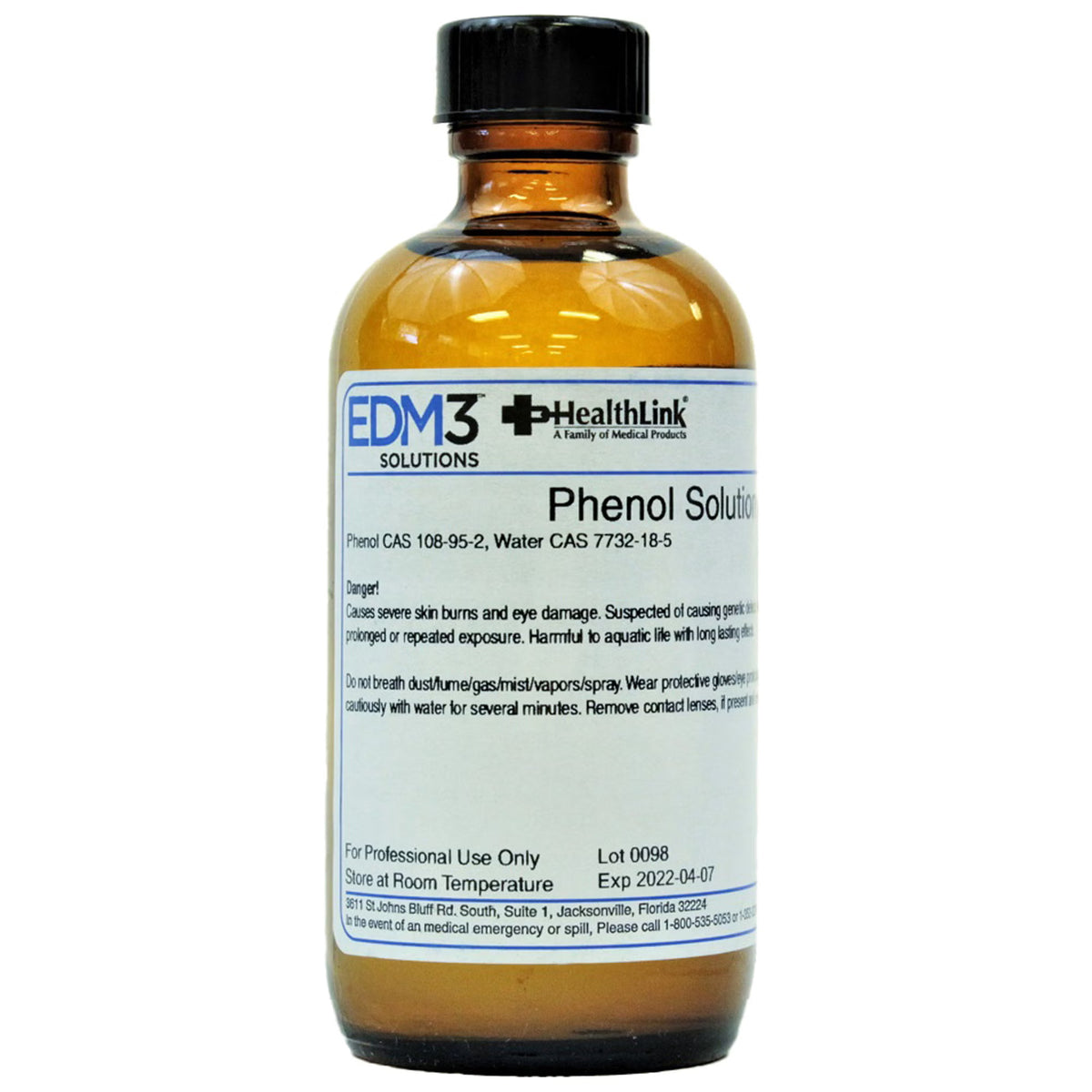 Healthlink 6% Phenol Reagent, 4-ounce Bottle, 1/EA