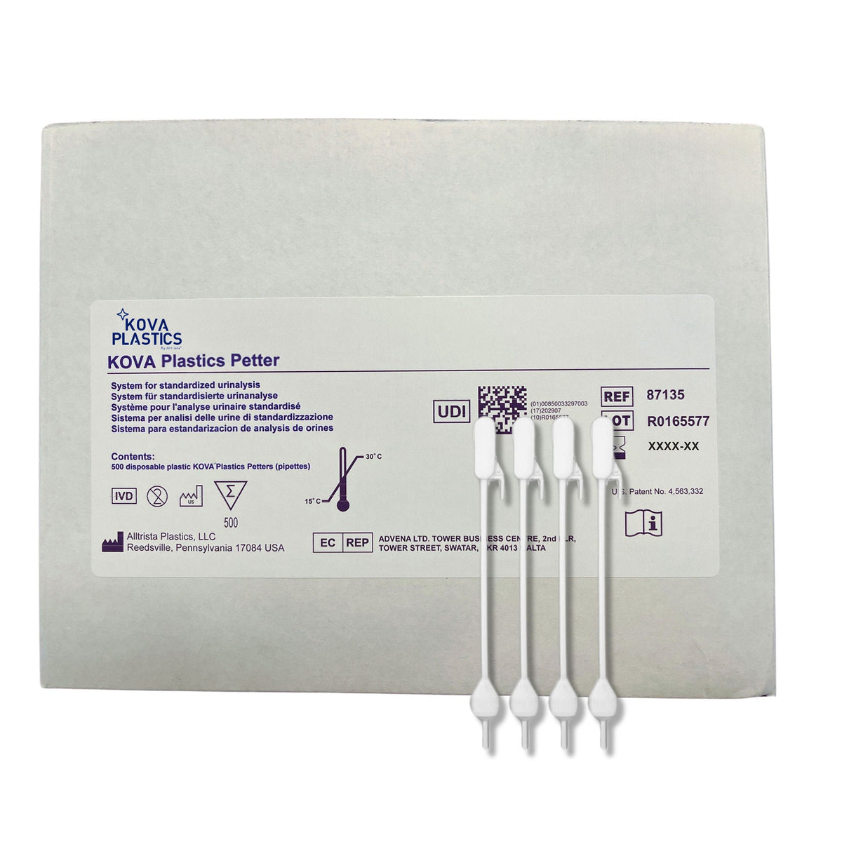 Kova® Petter Pipette, 1 Ml, 500/Bx