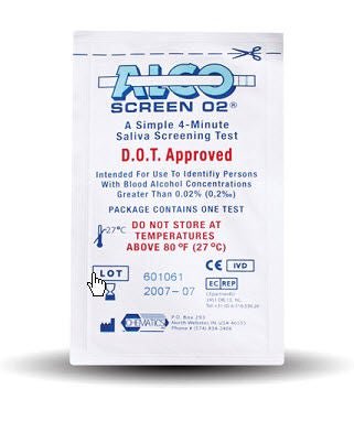Alco-Screen® .02 Rapid Test, 288/CS