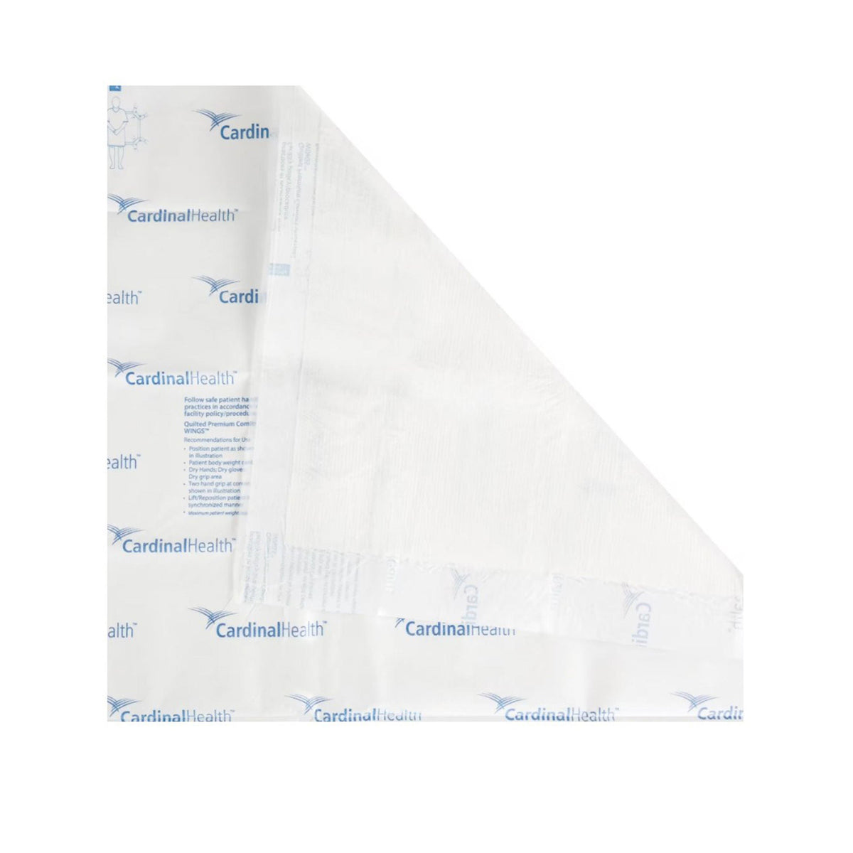 Wings™ Quilted Premium Comfort Maximum Absorbency Positioning Underpad, 30 x 36", 10/BG