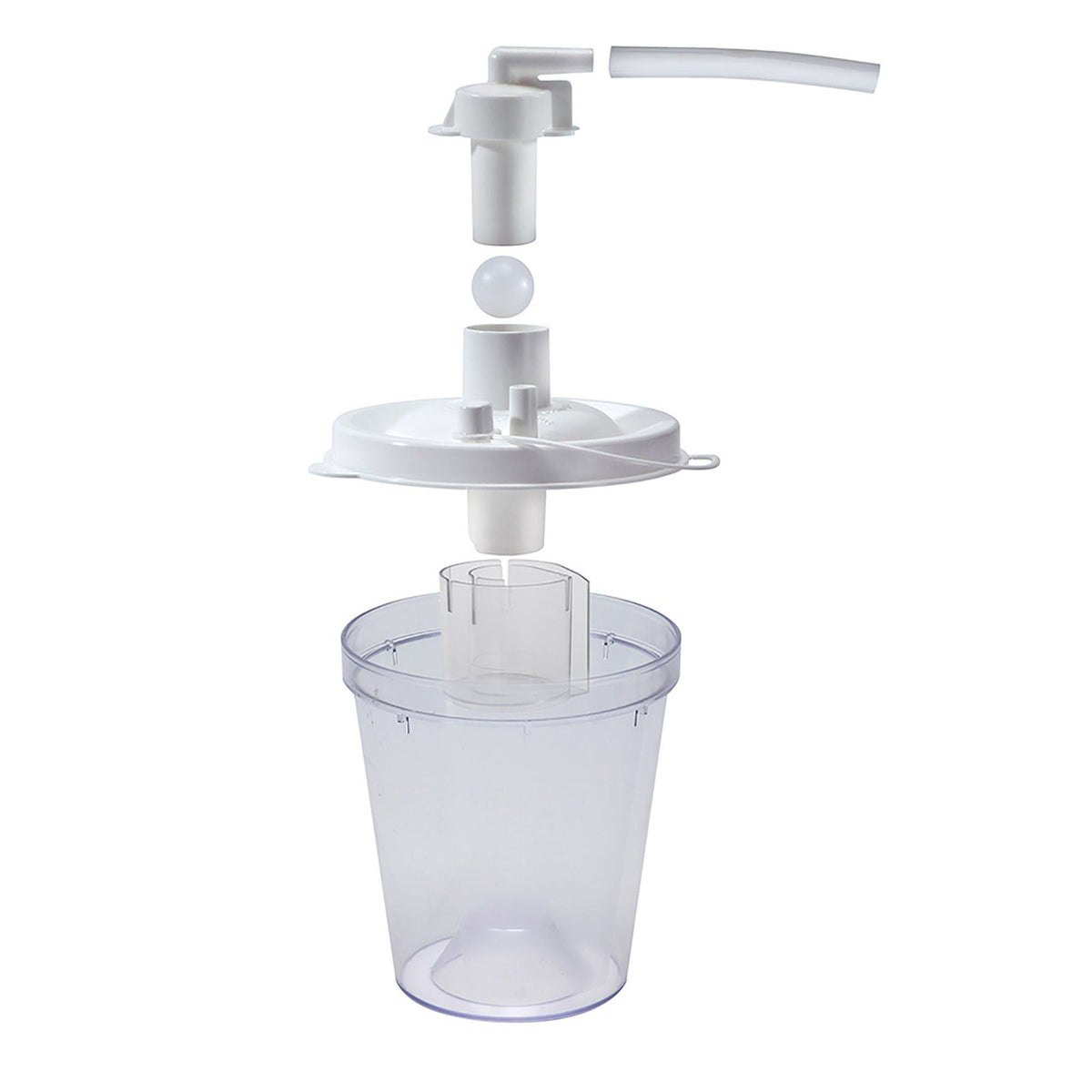 Vacu-Aide® QSU Collection Bottle, 800 mL, 48/CS
