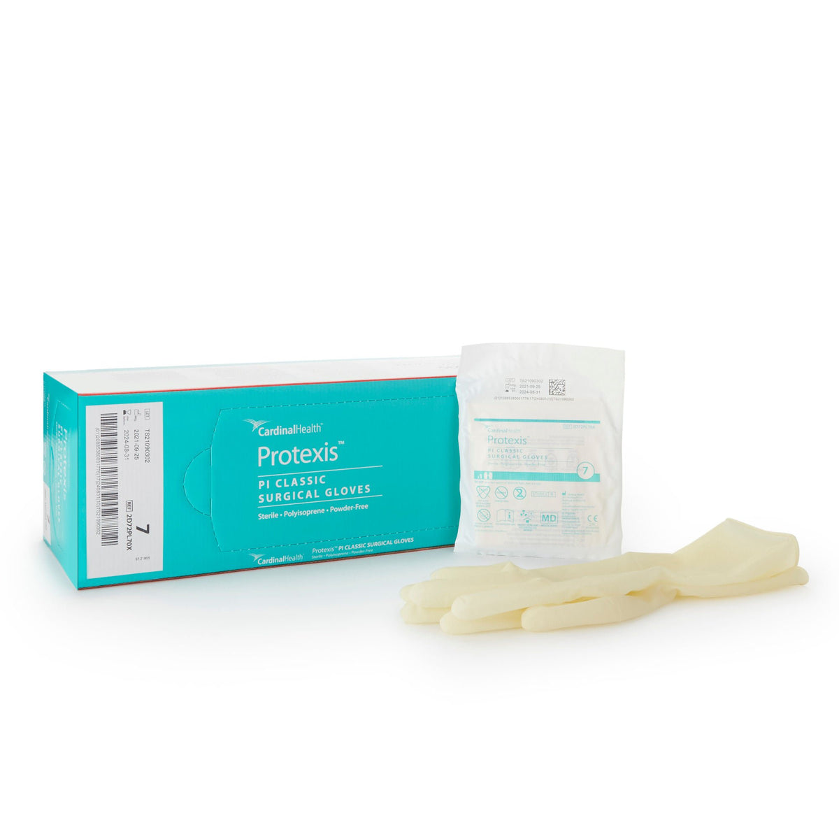Protexis™ Pi Classic Polyisoprene Surgical Glove, Size 7, Ivory, 200/Cs