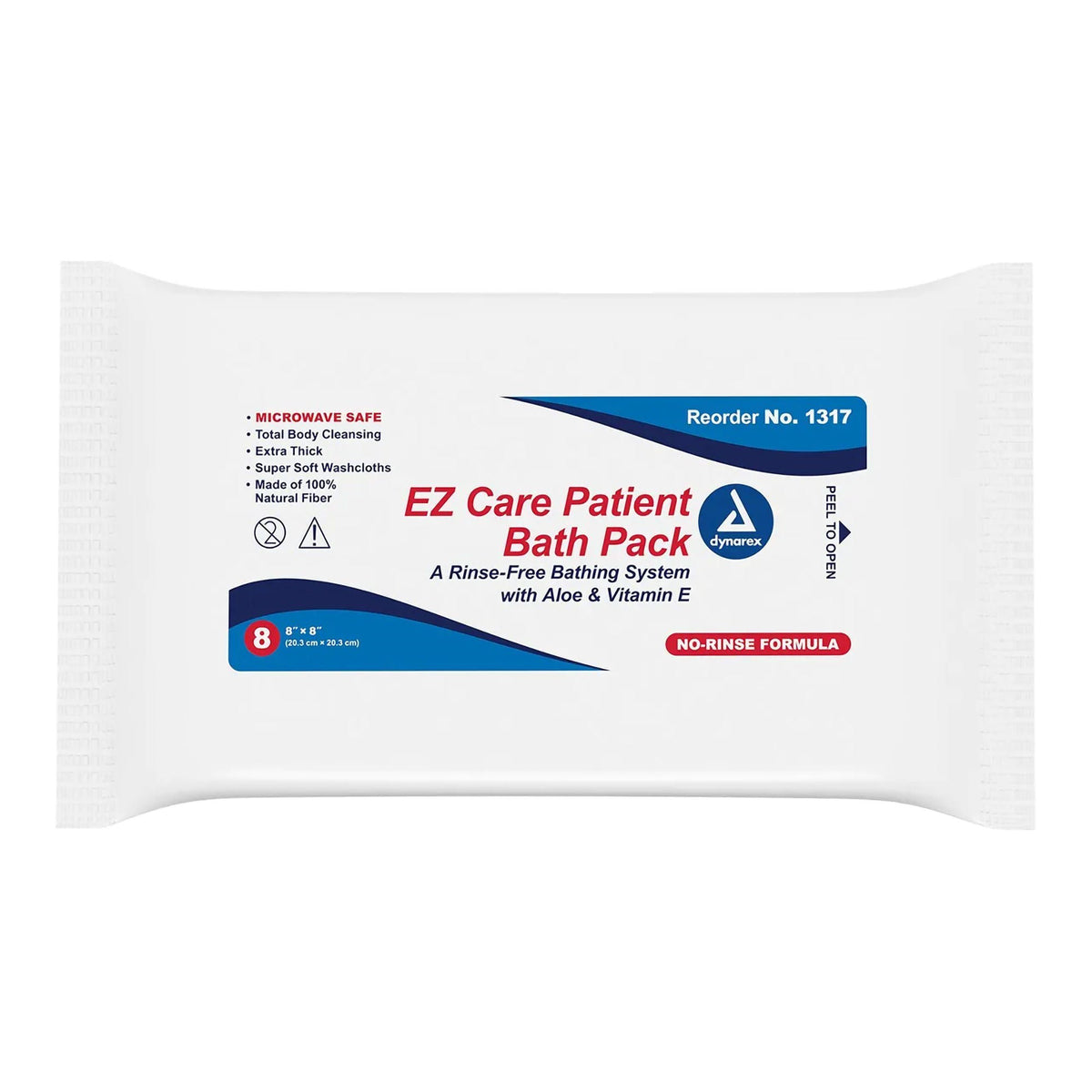 Dynarex Ez Care™ Bath Wipe, 192/Cs
