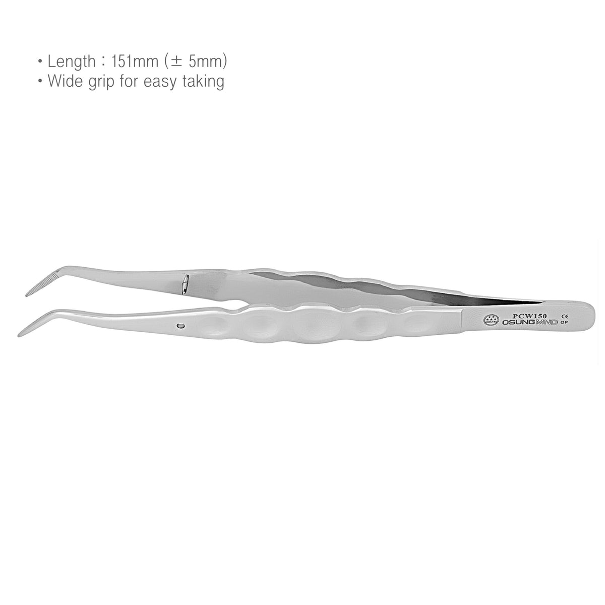 Osung Wide Tweezer Plier 5.9" length Premium -PCW150 - Osung USA