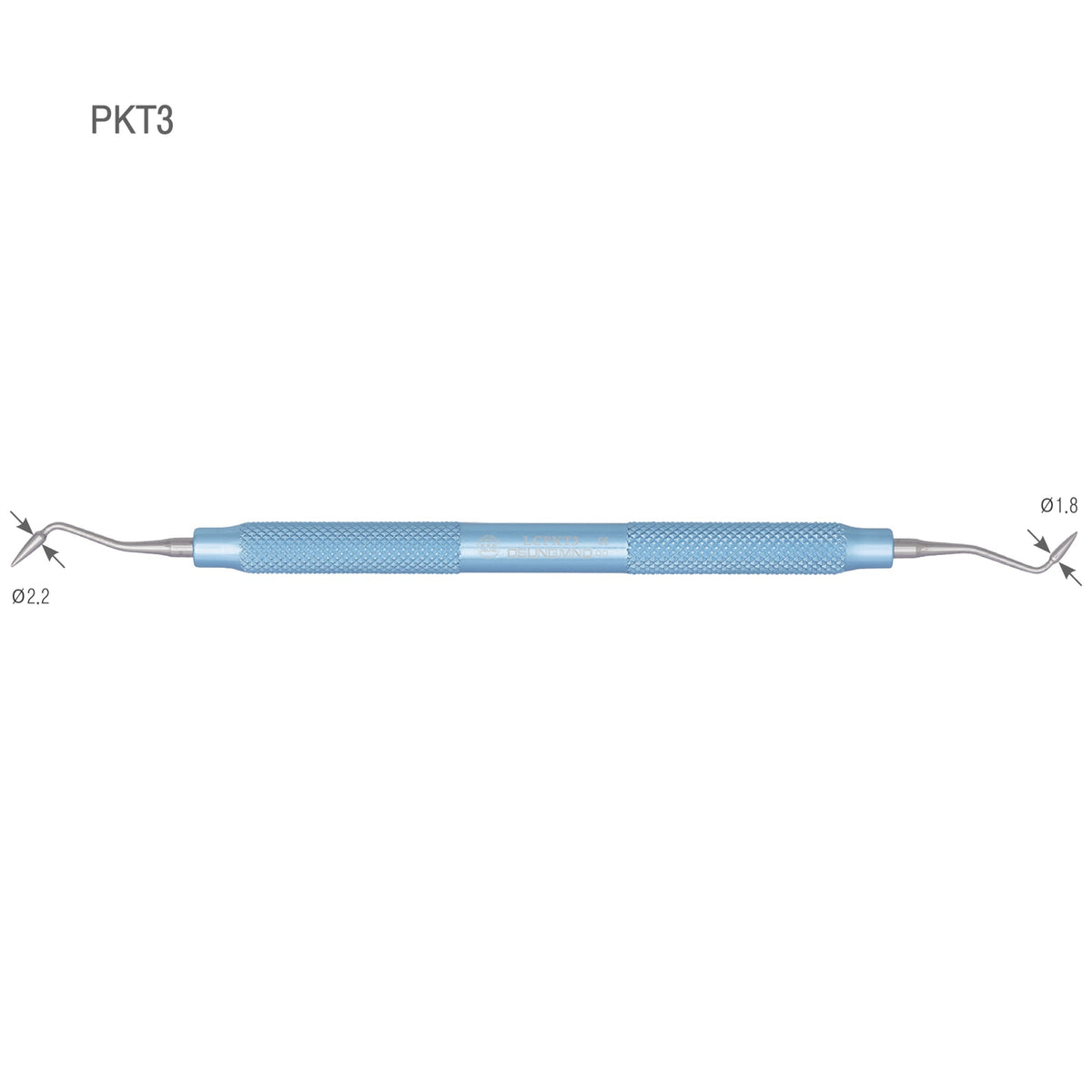 Osung #3 P.K. Thomas Waxing Instrument Blue -LCPKT3 - Osung USA