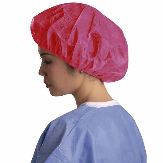 Cap, Bouffant Comfort Disp Red24" (100/Bx 4Bx/Cs), 400/Cs