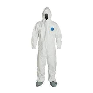 Coverall, Hood Sock/Boots Proshield 50 Disp Wht Med (25/Cs), 25/Cs